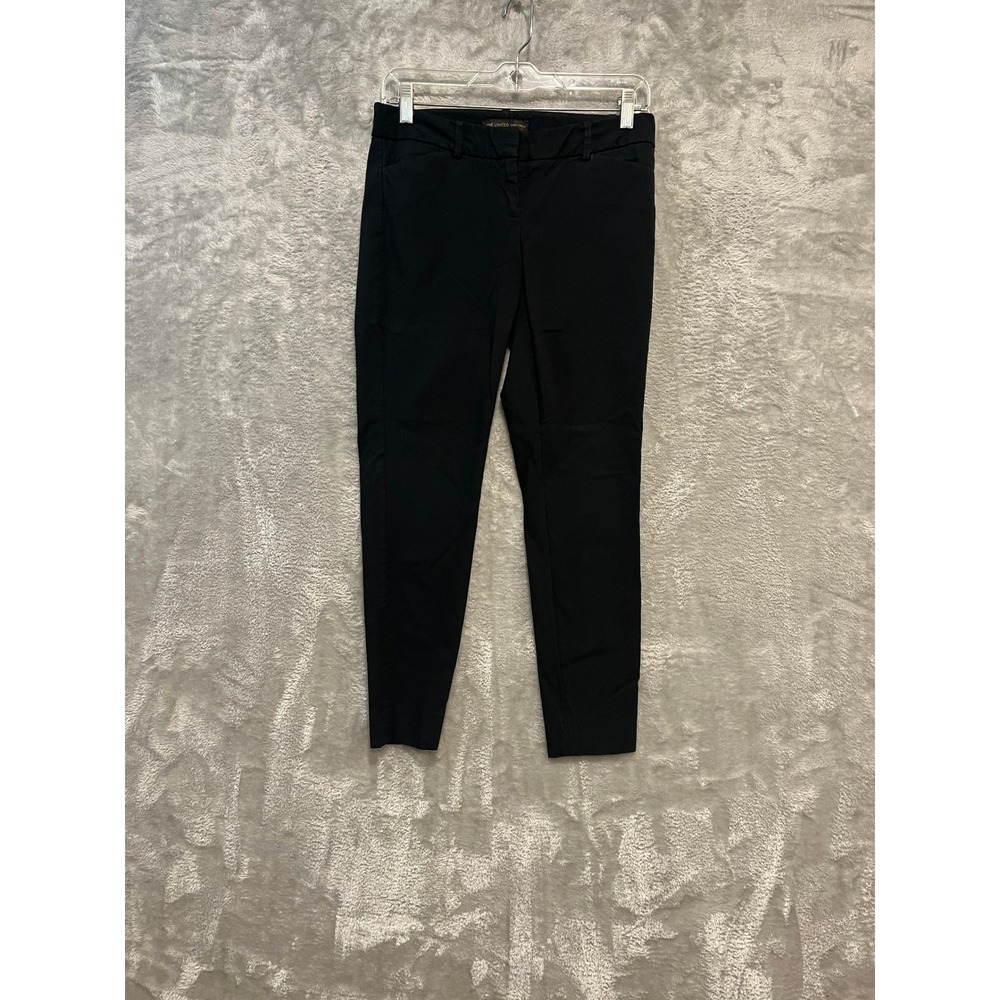 The Limited Exact Stretch Pants‎ Women 2S Black Skinny Ankle Dress Trousers